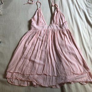 Tobi Back-less Babydoll Dress (Small)